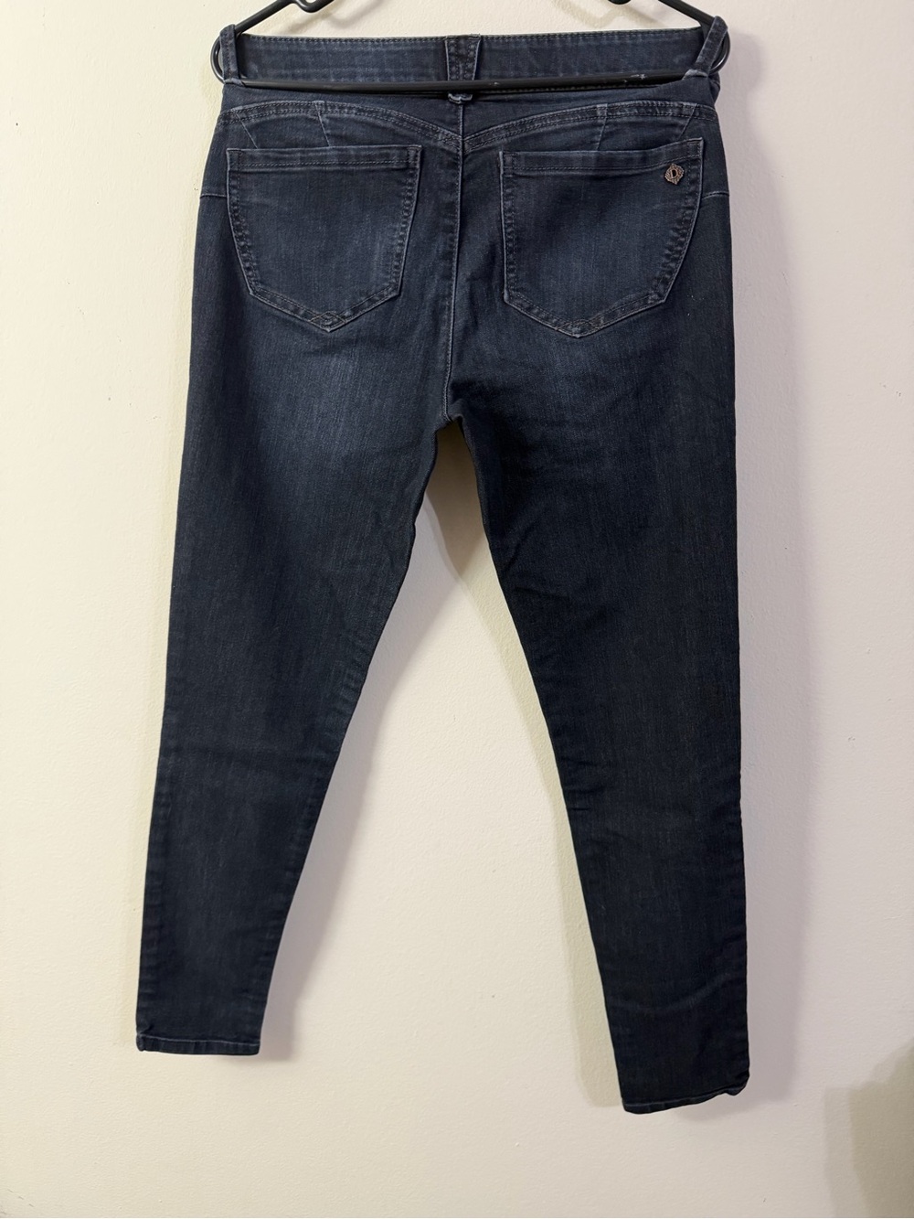 Democracy Black Jeans with Blue Brand Tag